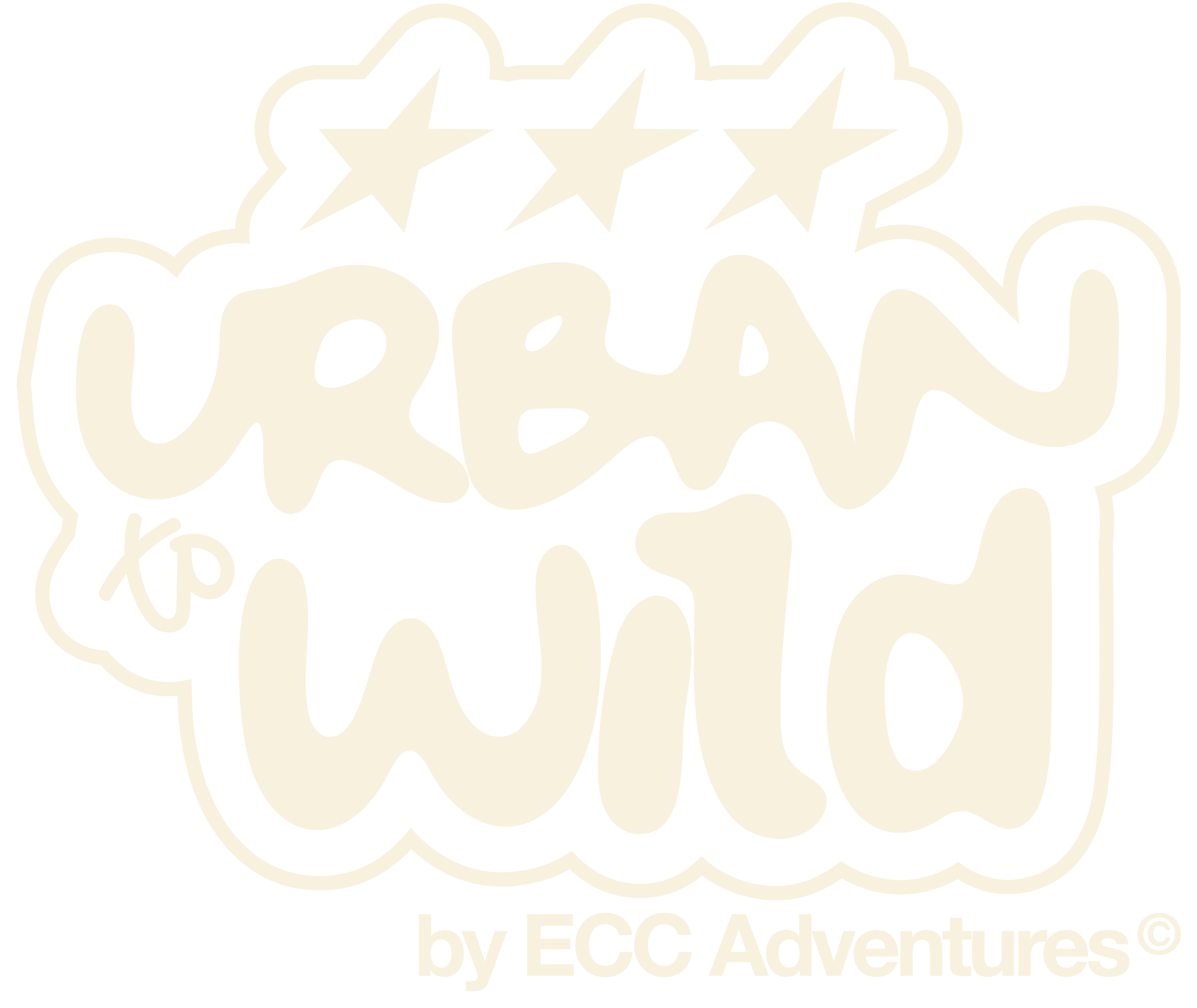 Logo with 'Urban Wild' and stars, ECC Adventures